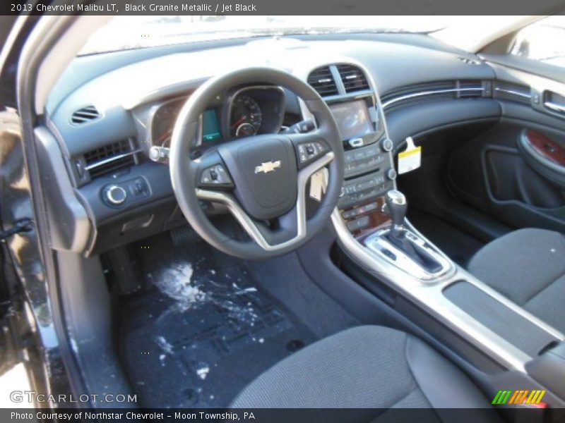 Black Granite Metallic / Jet Black 2013 Chevrolet Malibu LT