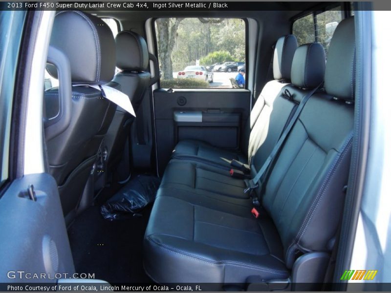 Rear Seat of 2013 F450 Super Duty Lariat Crew Cab 4x4