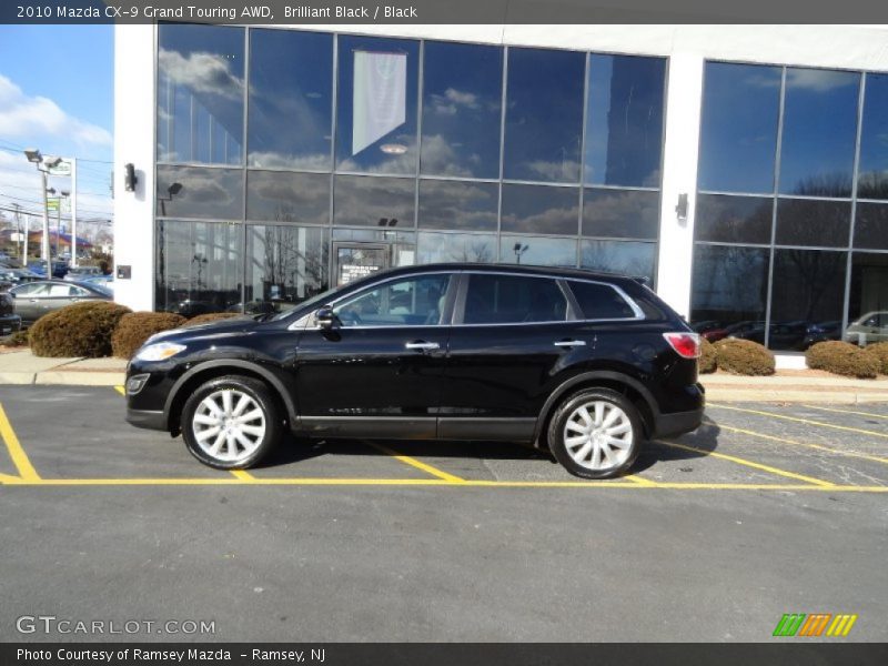 Brilliant Black / Black 2010 Mazda CX-9 Grand Touring AWD