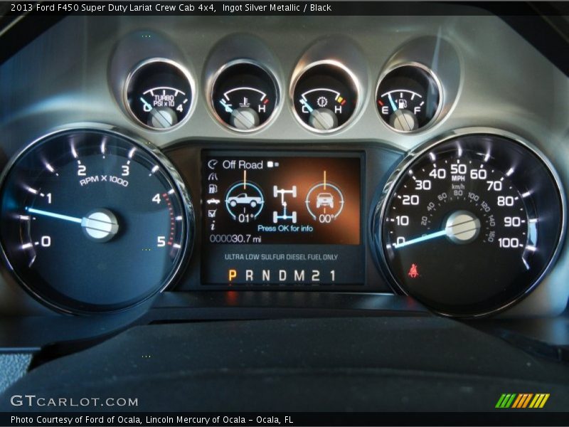  2013 F450 Super Duty Lariat Crew Cab 4x4 Lariat Crew Cab 4x4 Gauges