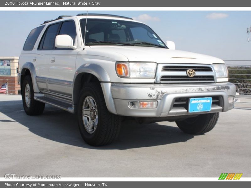 Natural White / Gray 2000 Toyota 4Runner Limited