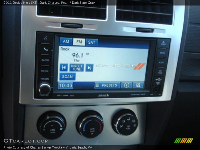 Dark Charcoal Pearl / Dark Slate Gray 2011 Dodge Nitro SXT