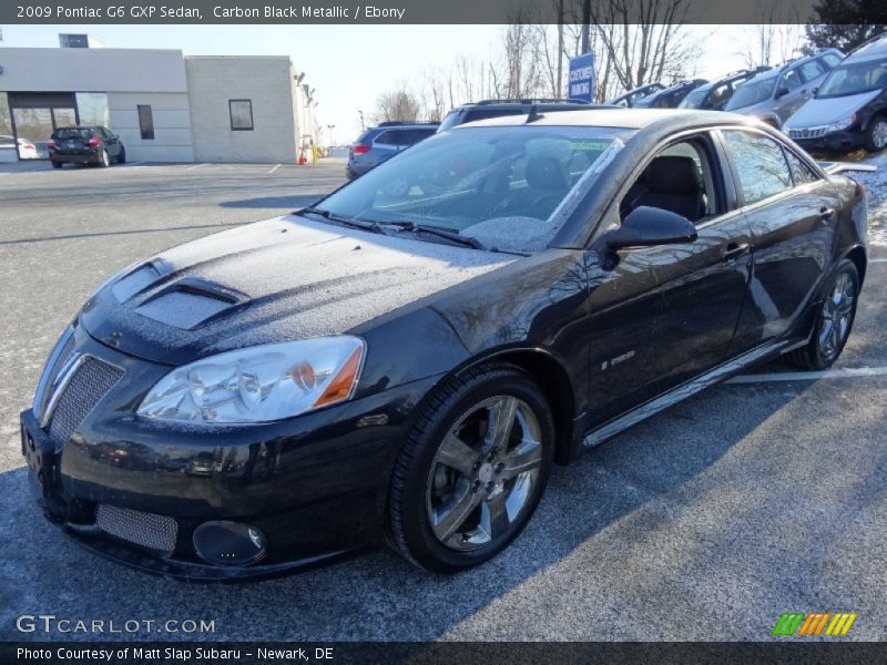Carbon Black Metallic / Ebony 2009 Pontiac G6 GXP Sedan