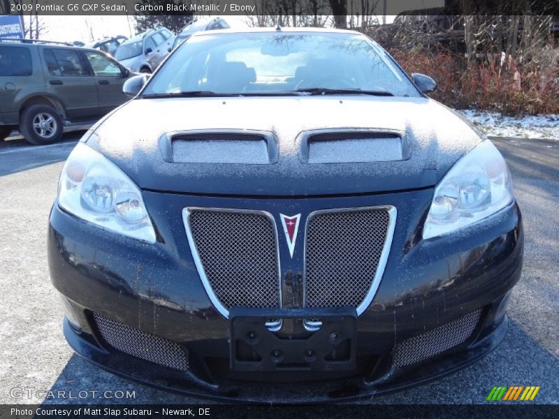 Carbon Black Metallic / Ebony 2009 Pontiac G6 GXP Sedan