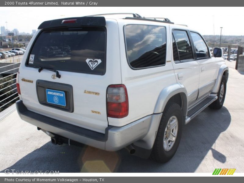 Natural White / Gray 2000 Toyota 4Runner Limited