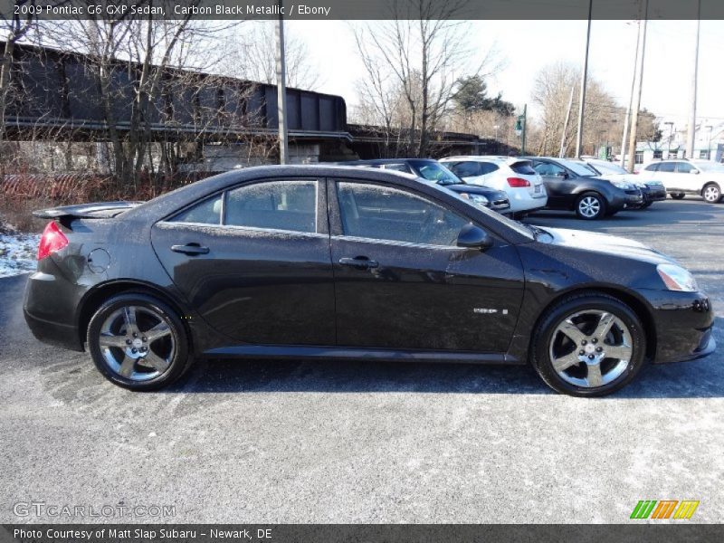 Carbon Black Metallic / Ebony 2009 Pontiac G6 GXP Sedan
