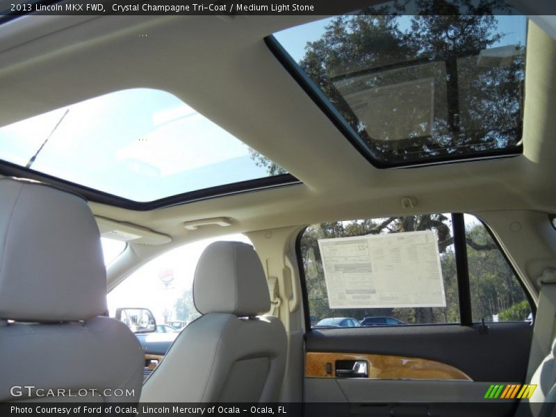 Crystal Champagne Tri-Coat / Medium Light Stone 2013 Lincoln MKX FWD