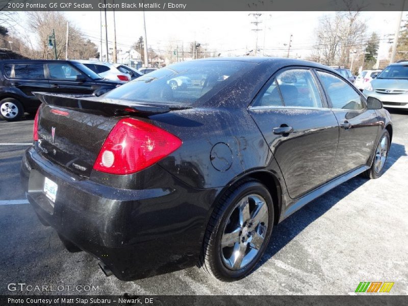 Carbon Black Metallic / Ebony 2009 Pontiac G6 GXP Sedan