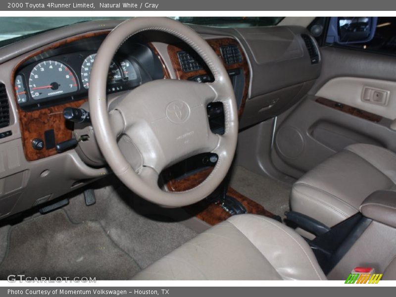 Natural White / Gray 2000 Toyota 4Runner Limited