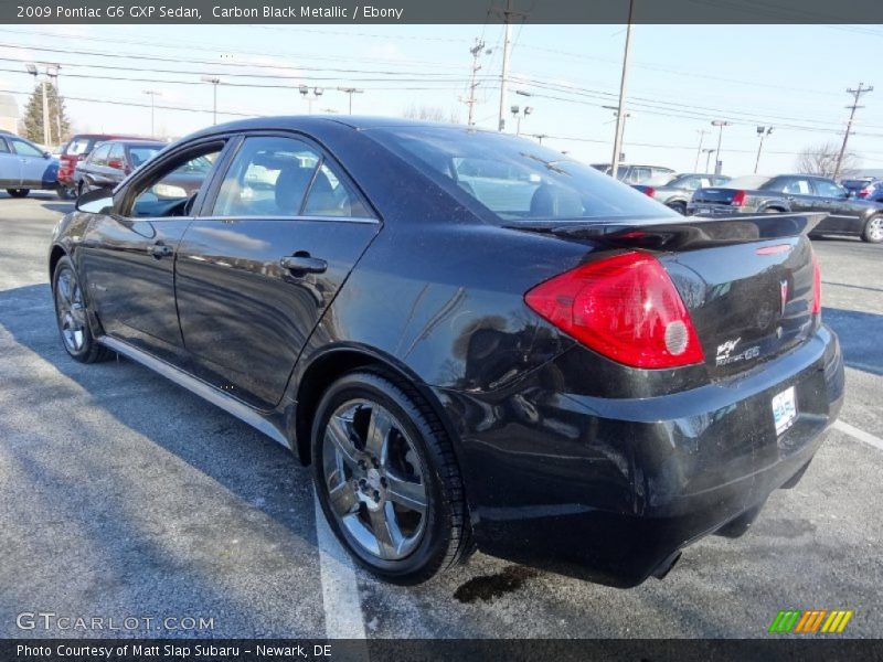 Carbon Black Metallic / Ebony 2009 Pontiac G6 GXP Sedan