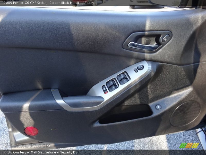 Carbon Black Metallic / Ebony 2009 Pontiac G6 GXP Sedan