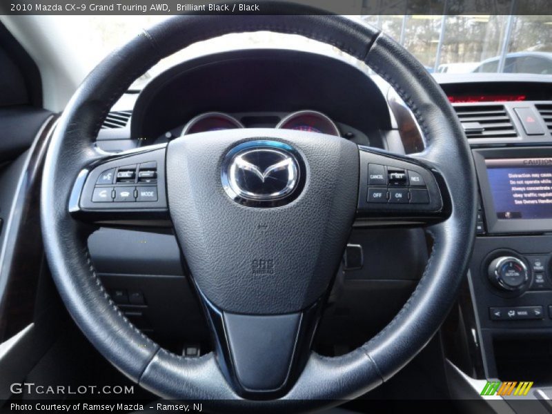 Brilliant Black / Black 2010 Mazda CX-9 Grand Touring AWD