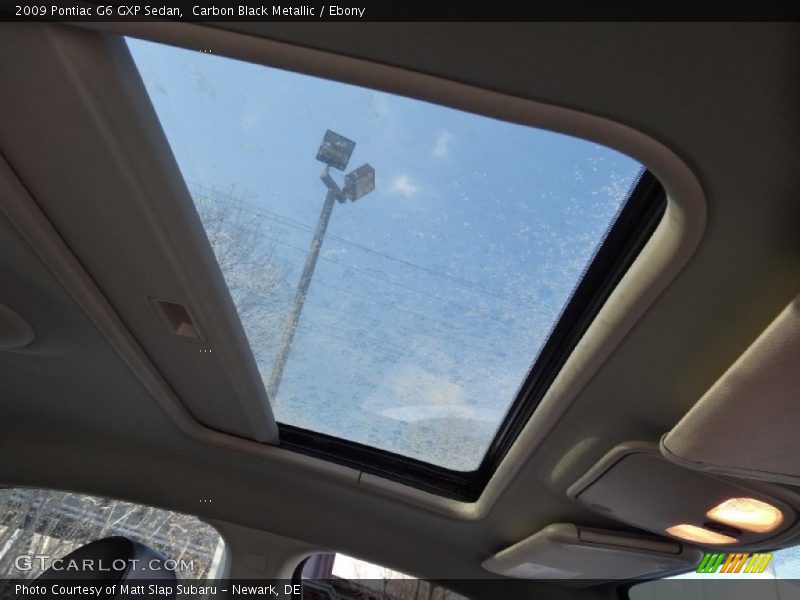Carbon Black Metallic / Ebony 2009 Pontiac G6 GXP Sedan