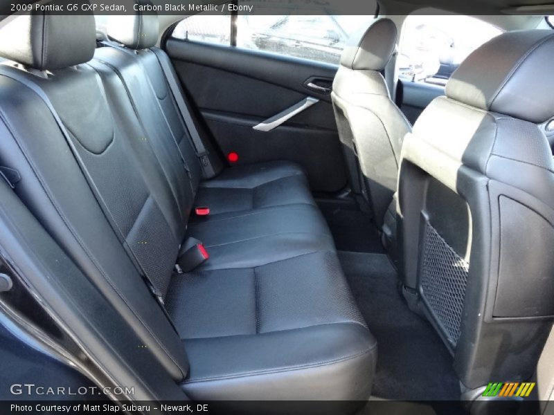 Carbon Black Metallic / Ebony 2009 Pontiac G6 GXP Sedan