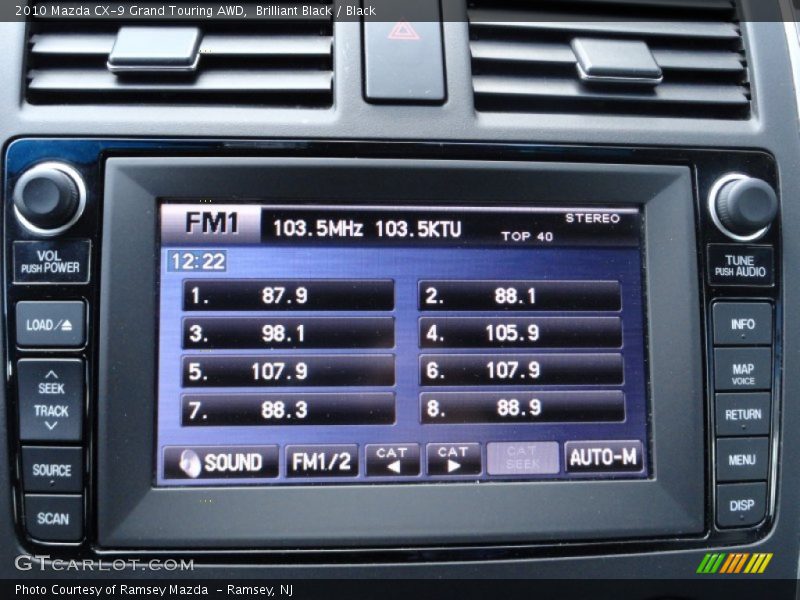 Brilliant Black / Black 2010 Mazda CX-9 Grand Touring AWD