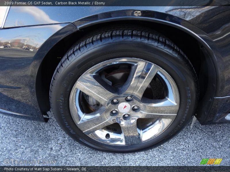 Carbon Black Metallic / Ebony 2009 Pontiac G6 GXP Sedan