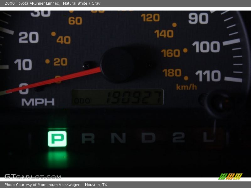 Natural White / Gray 2000 Toyota 4Runner Limited