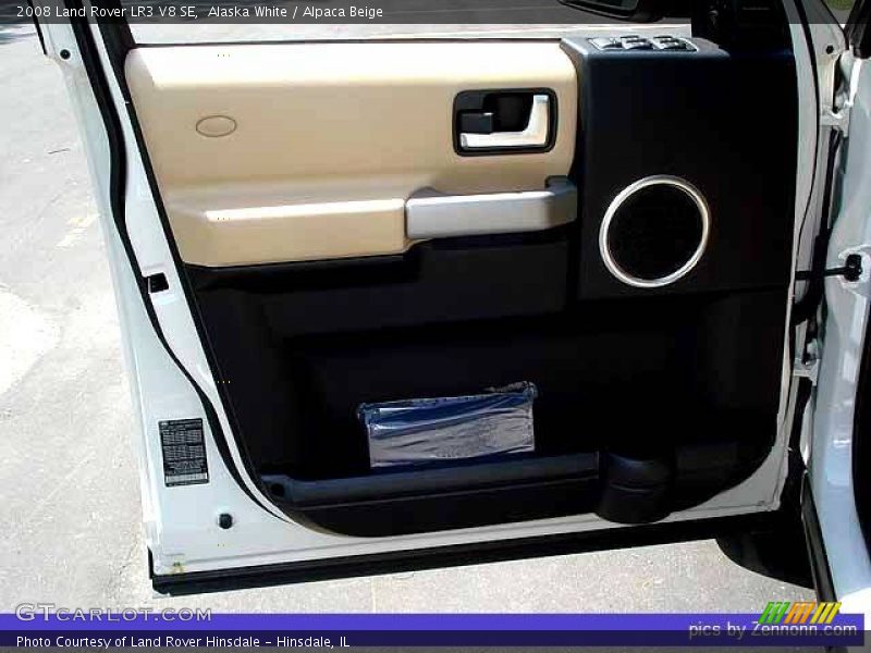 Alaska White / Alpaca Beige 2008 Land Rover LR3 V8 SE