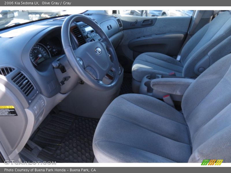 Olive Gray / Gray 2006 Kia Sedona LX
