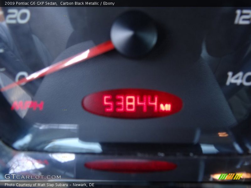 Carbon Black Metallic / Ebony 2009 Pontiac G6 GXP Sedan