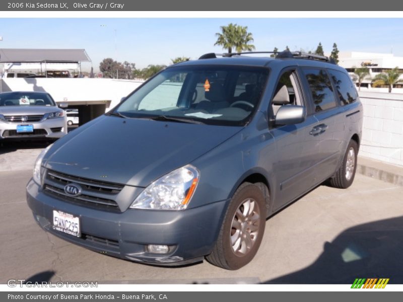 Olive Gray / Gray 2006 Kia Sedona LX