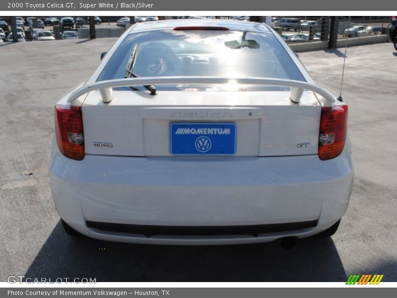 Super White / Black/Silver 2000 Toyota Celica GT