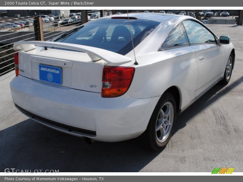 Super White / Black/Silver 2000 Toyota Celica GT