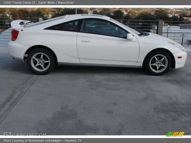 Super White / Black/Silver 2000 Toyota Celica GT