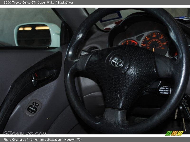Super White / Black/Silver 2000 Toyota Celica GT