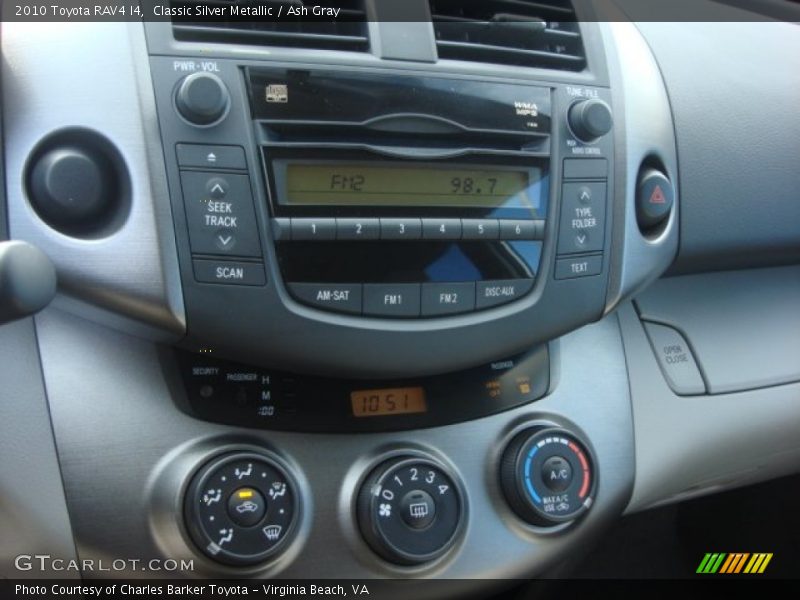 Classic Silver Metallic / Ash Gray 2010 Toyota RAV4 I4