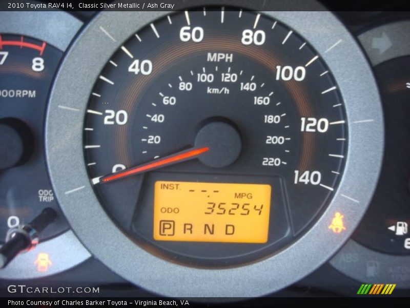 Classic Silver Metallic / Ash Gray 2010 Toyota RAV4 I4
