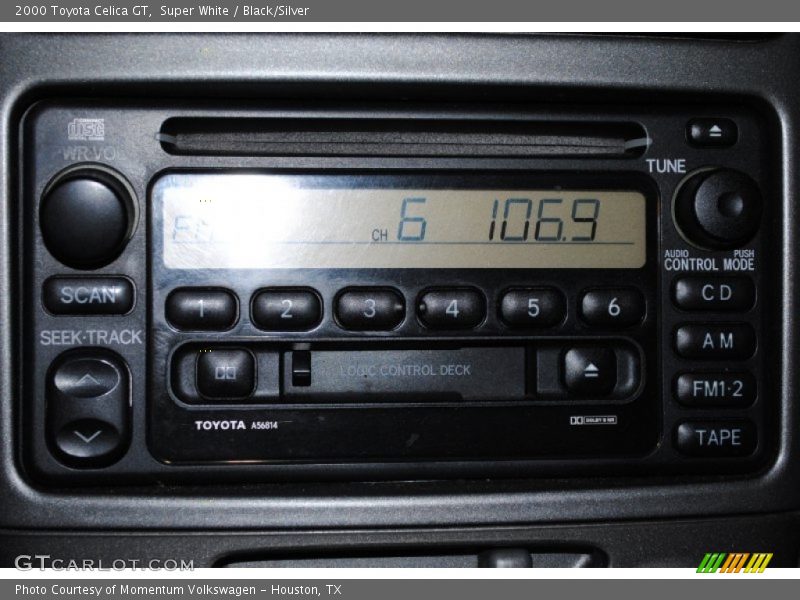 Super White / Black/Silver 2000 Toyota Celica GT