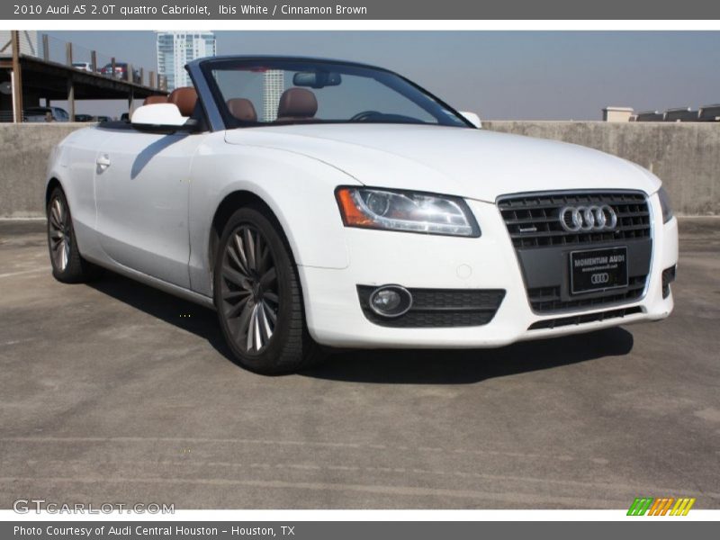 Front 3/4 View of 2010 A5 2.0T quattro Cabriolet