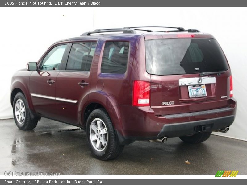 Dark Cherry Pearl / Black 2009 Honda Pilot Touring
