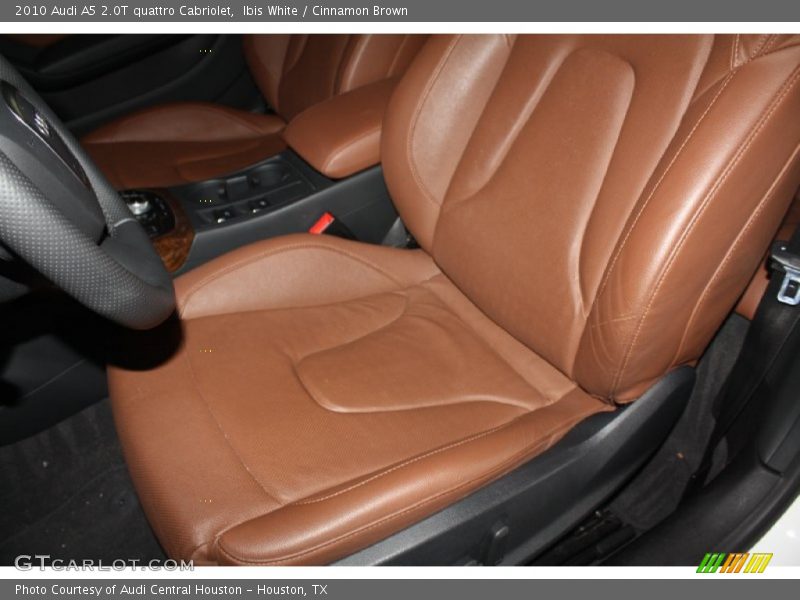 Front Seat of 2010 A5 2.0T quattro Cabriolet