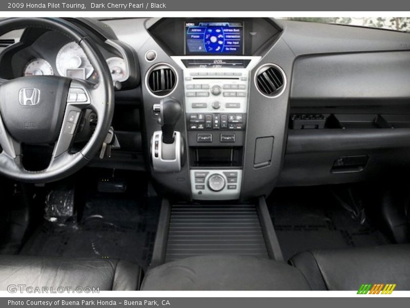Dark Cherry Pearl / Black 2009 Honda Pilot Touring