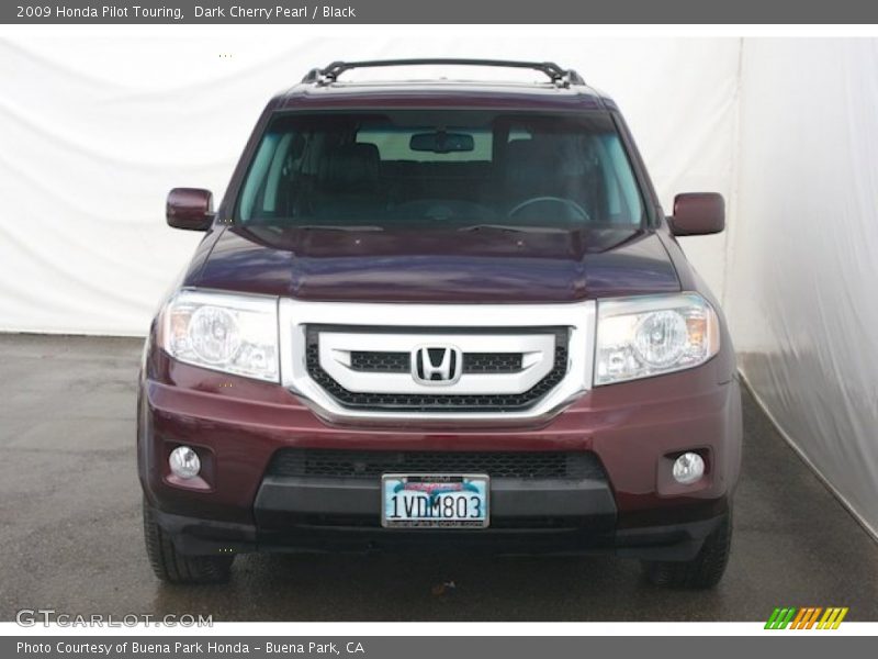 Dark Cherry Pearl / Black 2009 Honda Pilot Touring