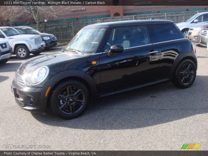 Midnight Black Metallic / Carbon Black 2011 Mini Cooper Hardtop