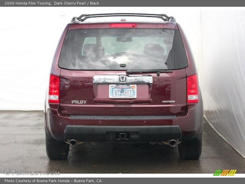 Dark Cherry Pearl / Black 2009 Honda Pilot Touring