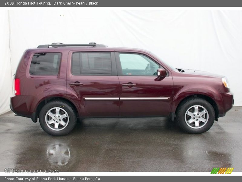 Dark Cherry Pearl / Black 2009 Honda Pilot Touring