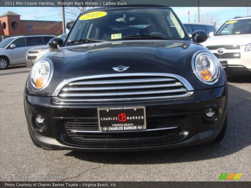 Midnight Black Metallic / Carbon Black 2011 Mini Cooper Hardtop