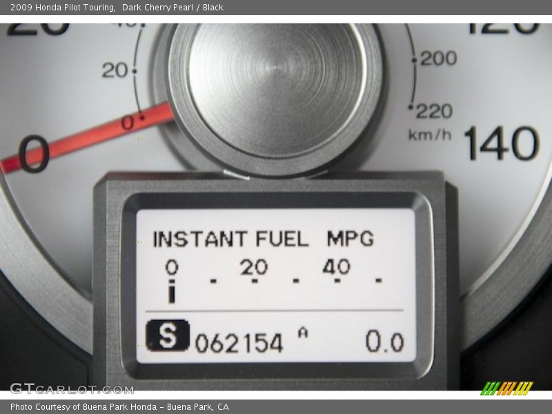 Dark Cherry Pearl / Black 2009 Honda Pilot Touring