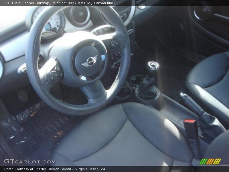 Midnight Black Metallic / Carbon Black 2011 Mini Cooper Hardtop