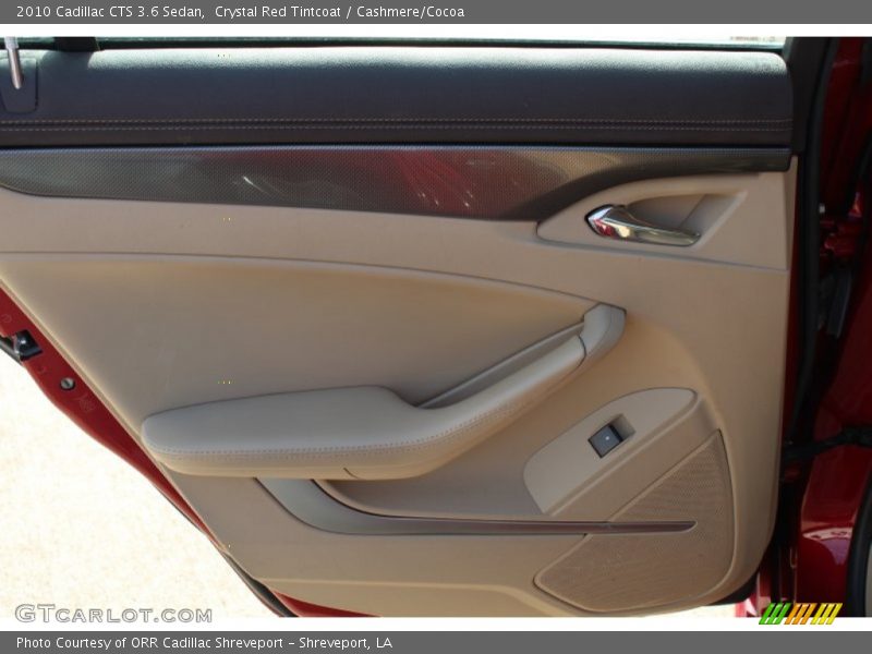 Crystal Red Tintcoat / Cashmere/Cocoa 2010 Cadillac CTS 3.6 Sedan