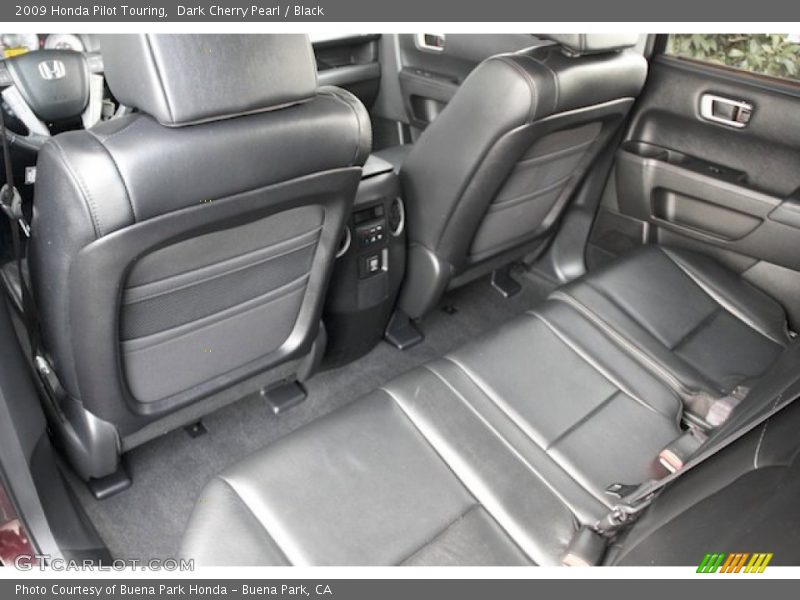 Dark Cherry Pearl / Black 2009 Honda Pilot Touring