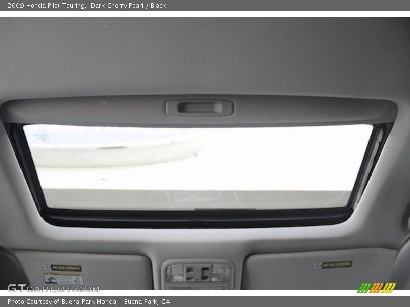 Dark Cherry Pearl / Black 2009 Honda Pilot Touring