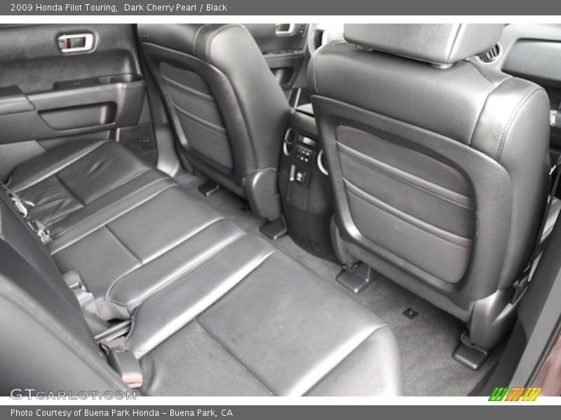 Dark Cherry Pearl / Black 2009 Honda Pilot Touring
