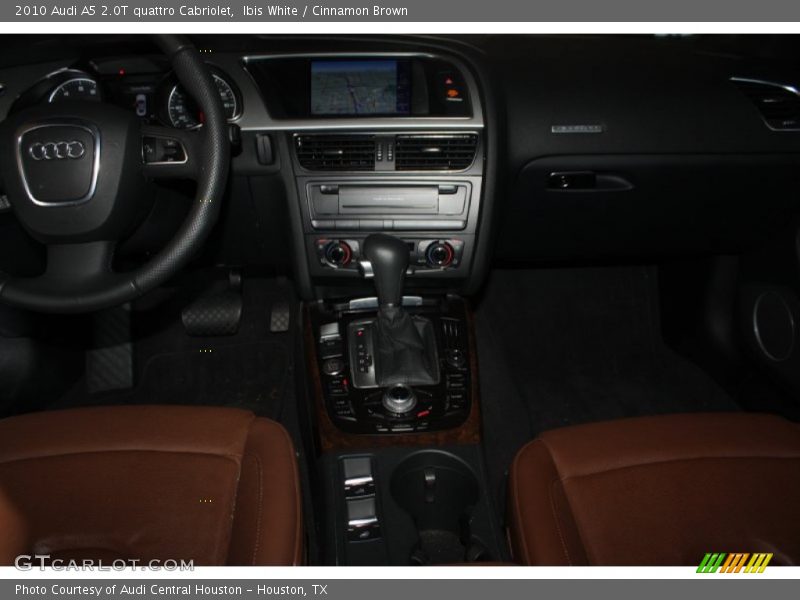 Ibis White / Cinnamon Brown 2010 Audi A5 2.0T quattro Cabriolet