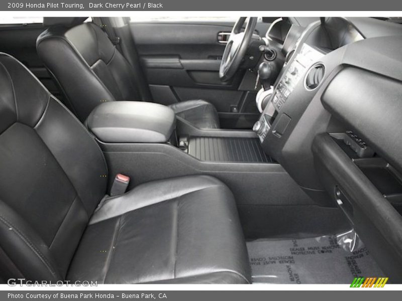 Dark Cherry Pearl / Black 2009 Honda Pilot Touring