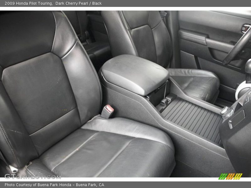 Dark Cherry Pearl / Black 2009 Honda Pilot Touring